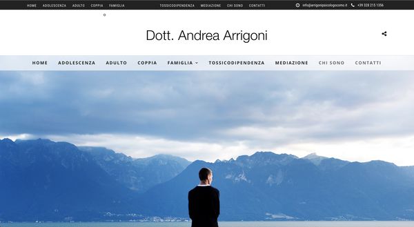 Design Sito Psicologo Locale - Portfolio Ormaadvisor